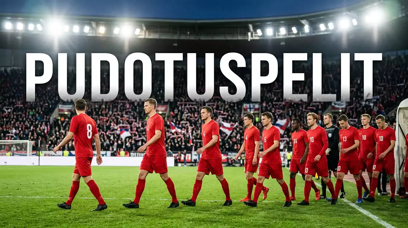 Norjan pelaajia kentällä MM-kisojen pudotuspeliottelussa