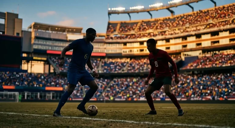 Ranska–Marokko: Qatar-2022-uusintaottelu numerodatalla